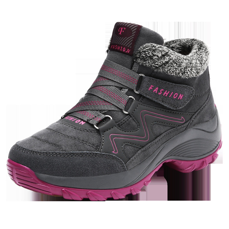 Women's Waterproof Leather Hiking Boots Non-Slip Outdoor