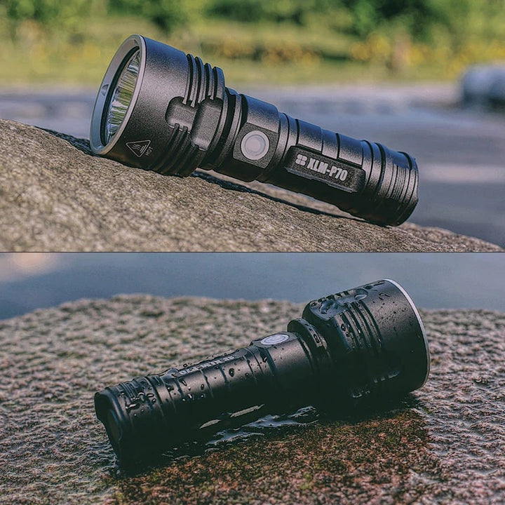Rechargeable Super Bright LED Outdoor Flashlight with Focus