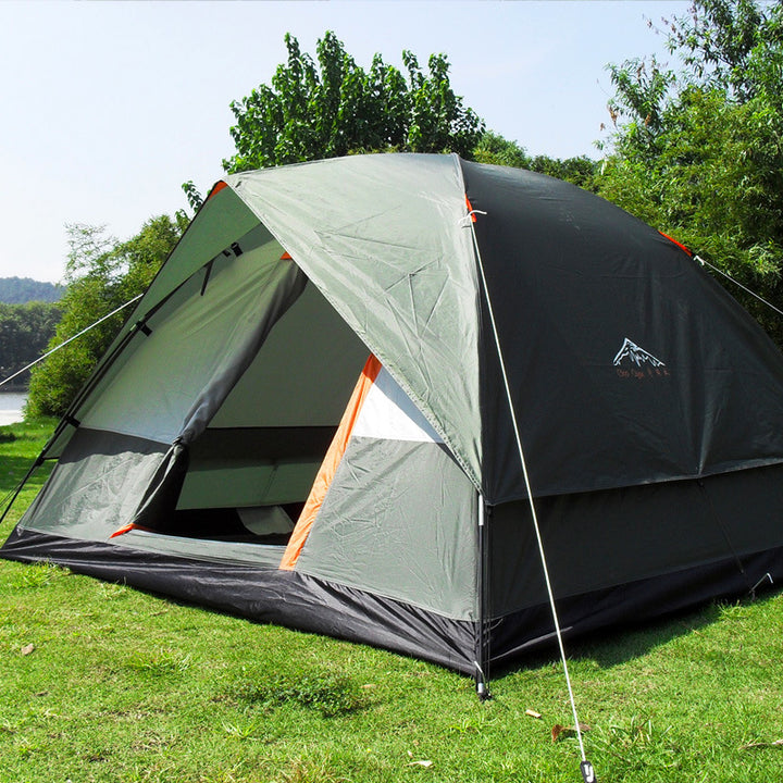 4-Person Double Deck Family Outdoor Camping Tent