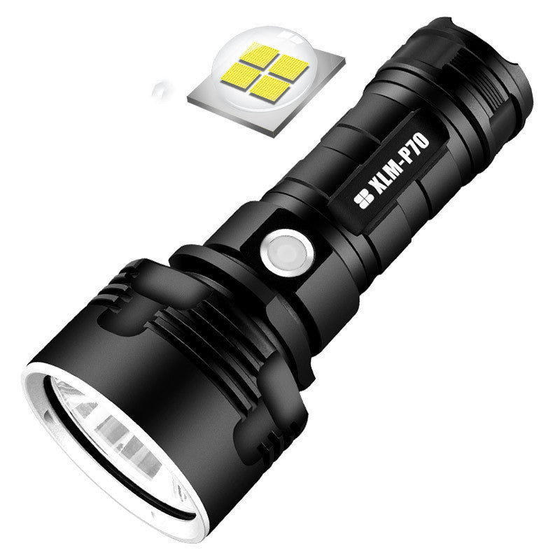 Rechargeable Ultra-Bright Long-Range LED Outdoor Flashlight