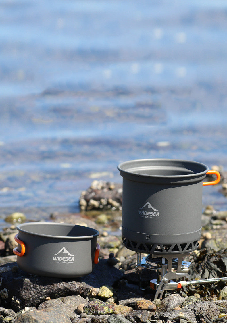 Widesea Outdoor Camping Cookware Set for Travel and Cooking