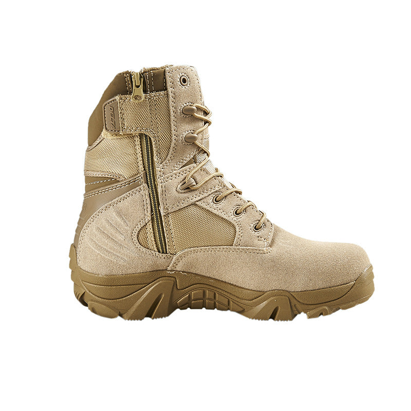 Delta High-Top Cowhide Tactical Combat Boots
