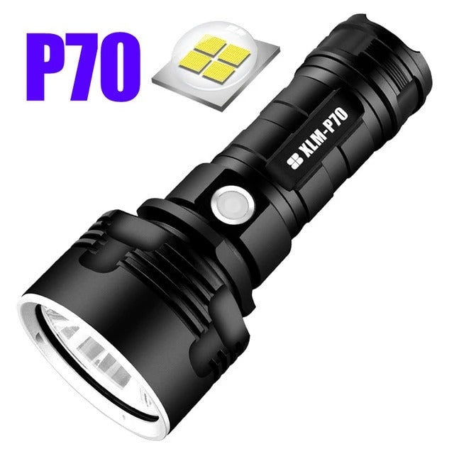 Rechargeable Super Bright LED Outdoor Flashlight with Focus