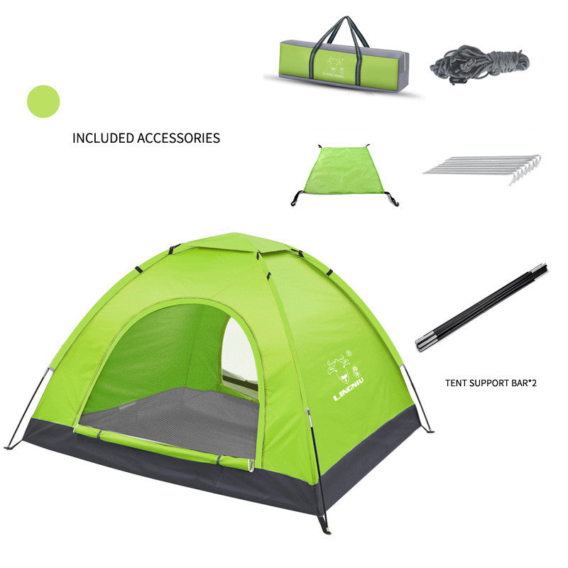 Single-Layer Outdoor Beach Camping Tent