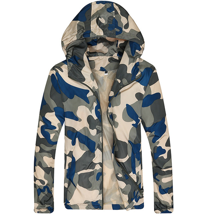 Men's Slim Fit Camouflage Fashion Jacket
