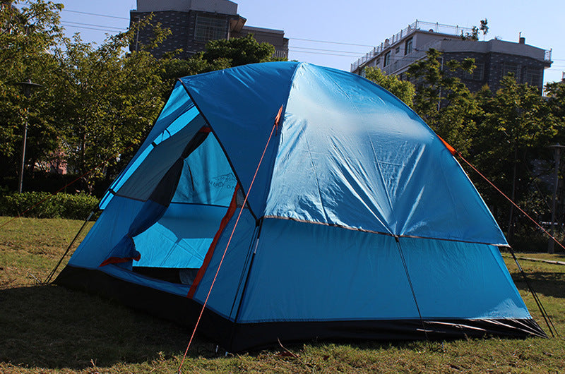 4-Person Double Deck Family Outdoor Camping Tent