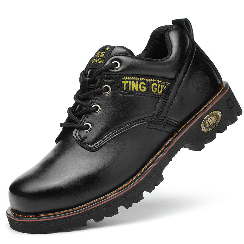 High-Cut Yellow Safety Work Boots Anti-Smash