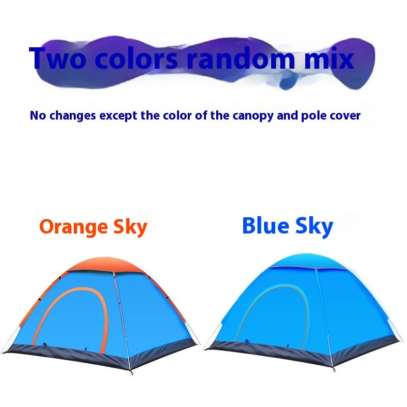Automatic Multi Person Double Door Camping Tent