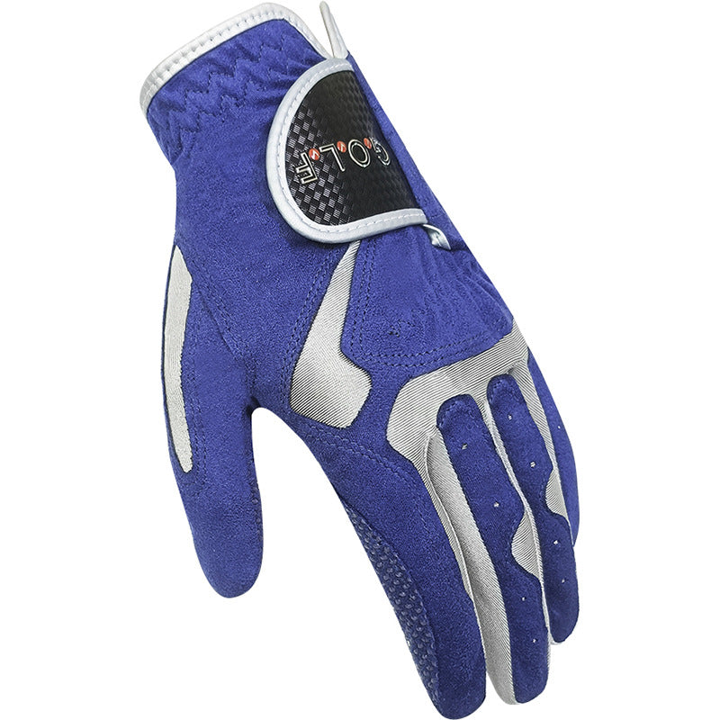 Microfiber Cloth With Non-slip Particles Breathable Golf Gloves
