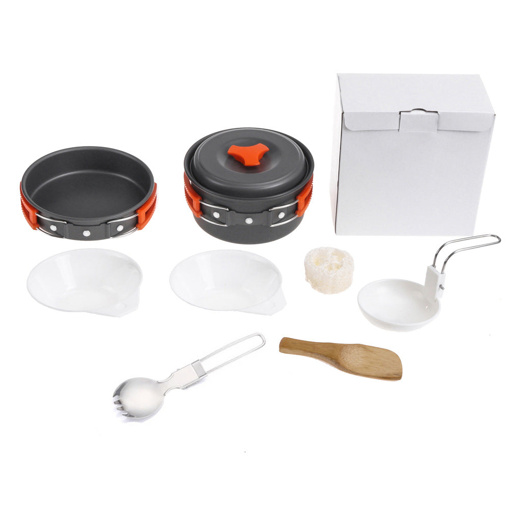 Outdoor Camping Cookware Set for 1–2 People