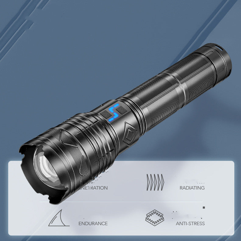 Super Bright Long-Range LED Flashlight USB Type-C