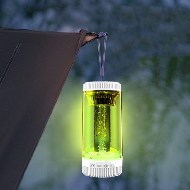 Outdoor Portable Camping LED Light & Bluetooth Speaker