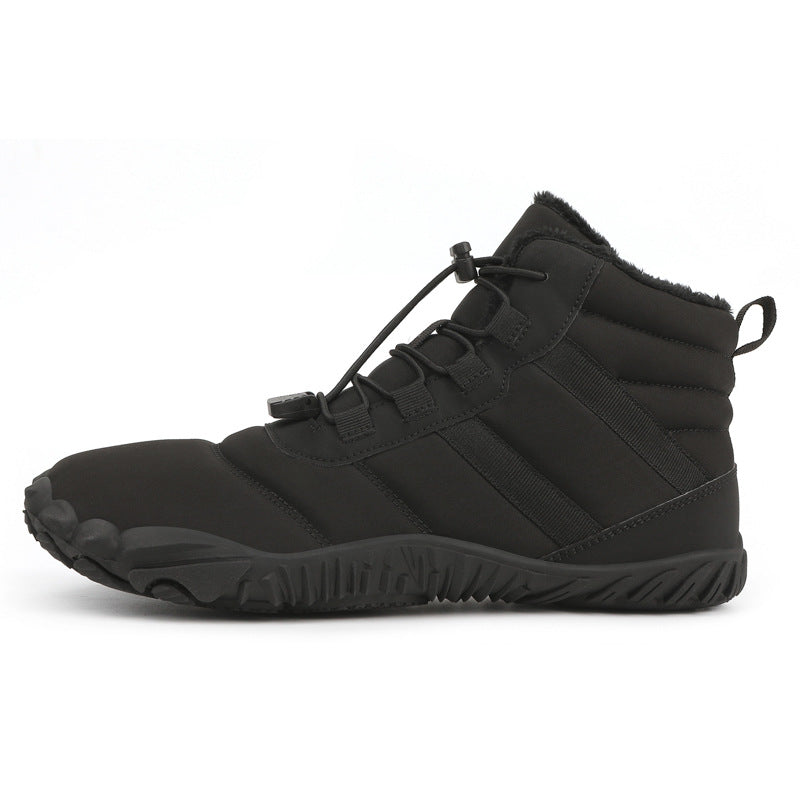 Couple Fleece-lined Hiking Shoes Non-slip Casual