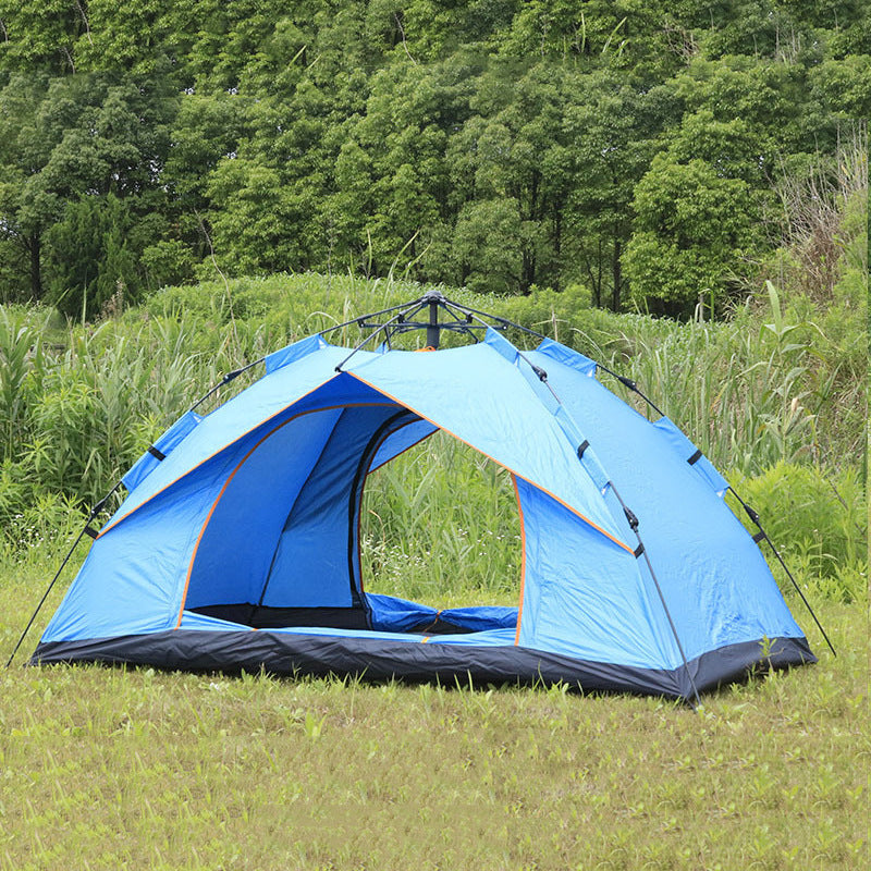 Outdoor Automatic Quick-Opening Double-Decker Camping Tent