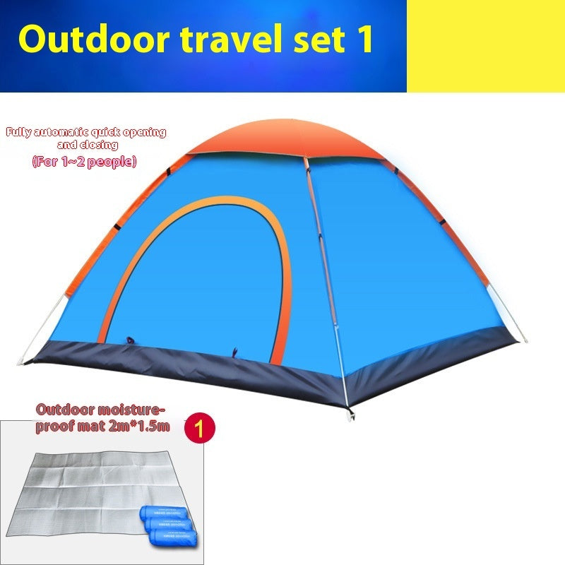 Automatic Multi Person Double Door Camping Tent
