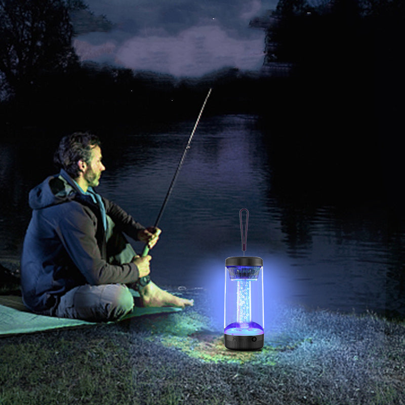 Outdoor Portable Camping LED Light & Bluetooth Speaker