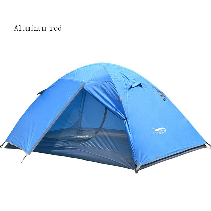Lightweight Double-Layer 2-Person Waterproof Camping Tent