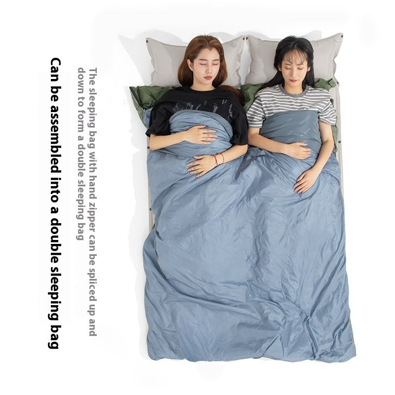 Summer Envelope Sleeping Bag Thin Lightweight Outdoor Travel Quilt