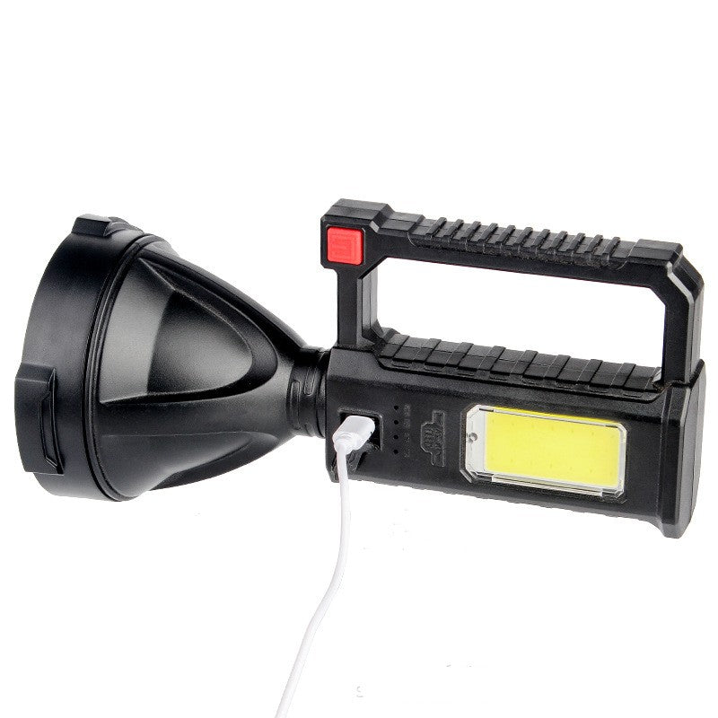 Portable High-Power Fishing and Camping Flashlight with Bracket
