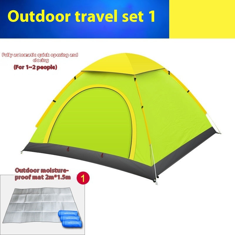 Automatic Multi Person Double Door Camping Tent