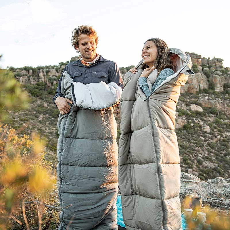Spliceable Double Cotton Camping Sleeping Bag Portable