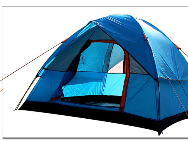 4-Person Double Deck Family Outdoor Camping Tent