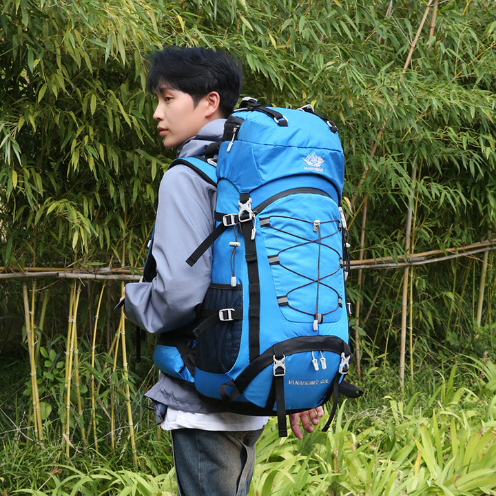 60L Large Capacity Outdoor Hiking and Camping Backpack