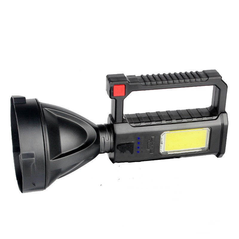 Portable High-Power Fishing and Camping Flashlight with Bracket