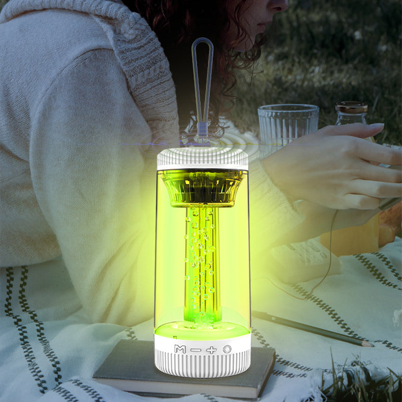 Outdoor Portable Camping LED Light & Bluetooth Speaker