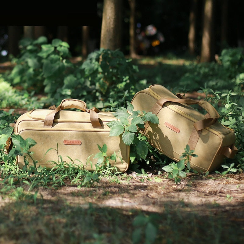 Outdoor Camping Tableware & Gas Tank Stove Cookware Set